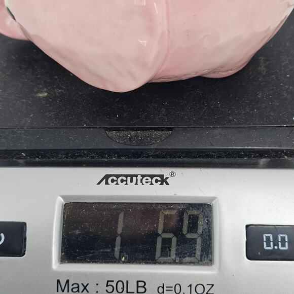 Vintage Gare Inc 1976 marked Pink Elephant Candle Vase Pot RARE - Picture 8 of 8